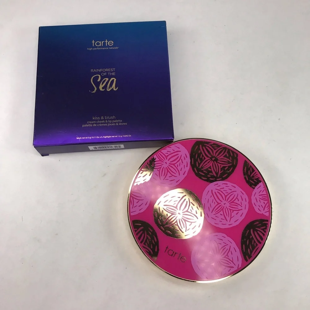 Tarte RAINFOREST OF THE SEA Kiss and Blush Palette New in Box